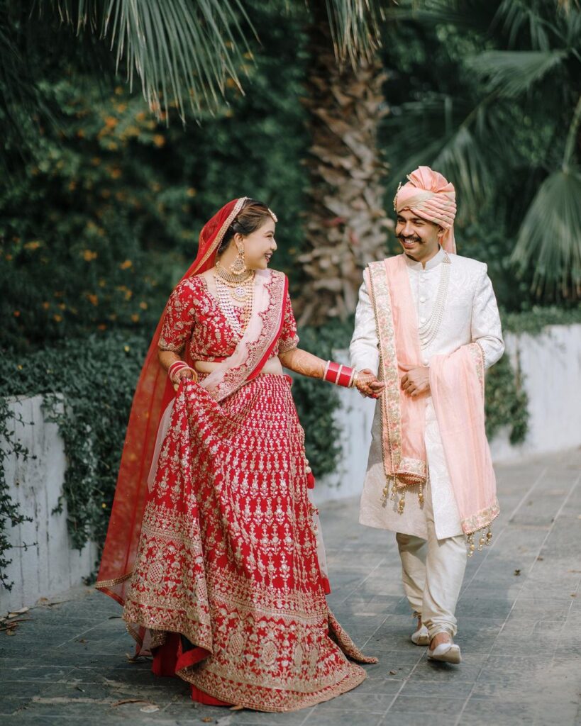 Designer Red Bridal Lehenga