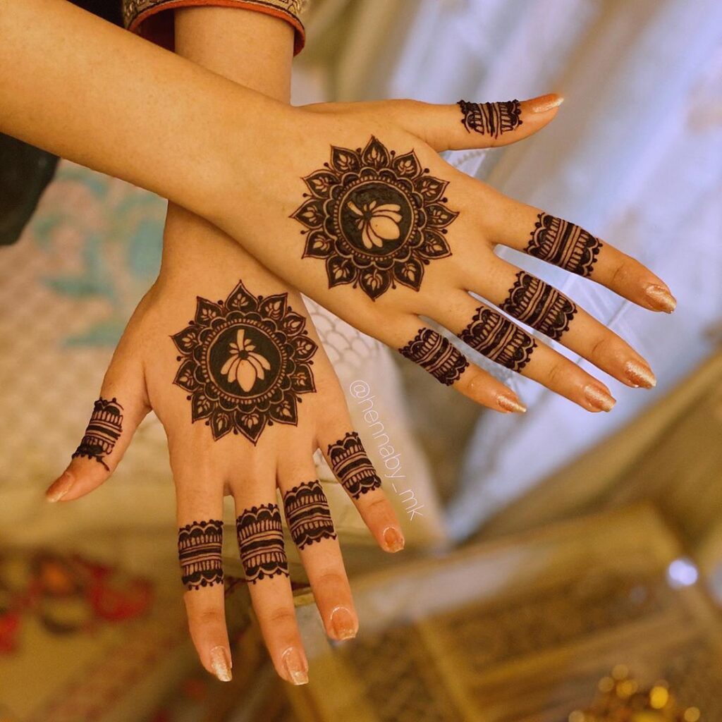 Finger Mehendi Design