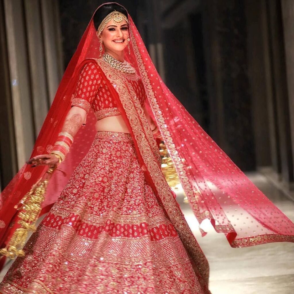 Sabyasachi Red Wedding Lehenga