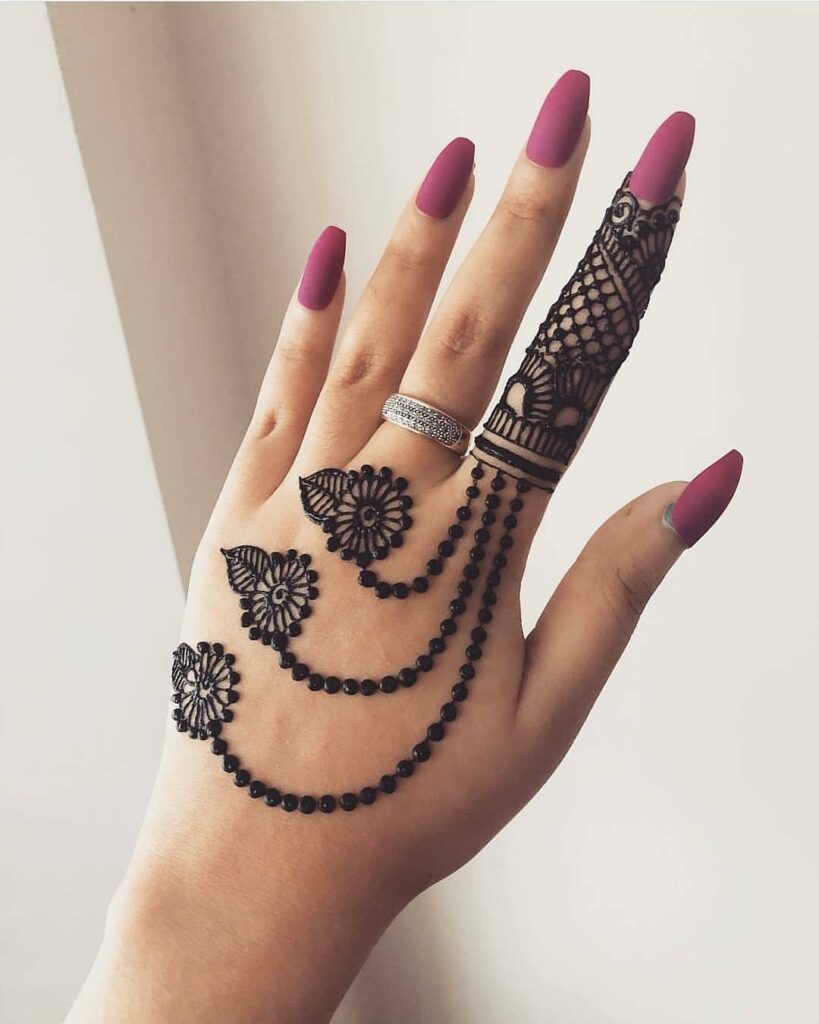 Finger Mehendi Design