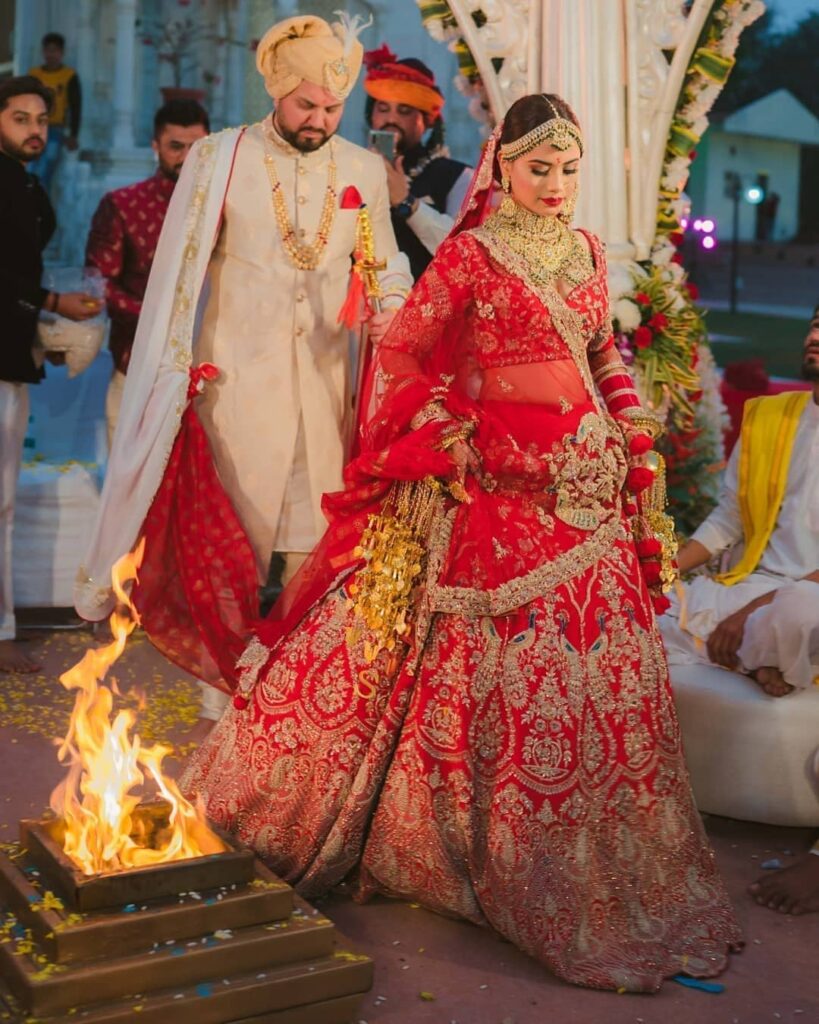 Royal Red Wedding Lehenga