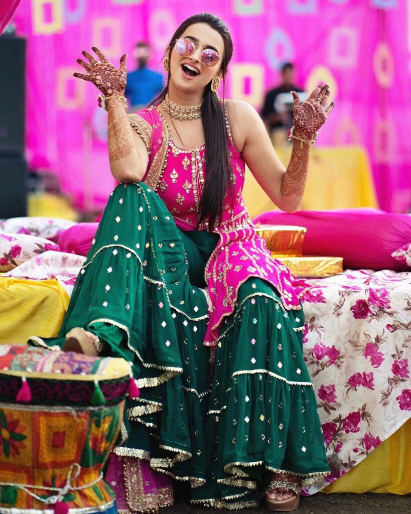 Mehndi Dress Sharara