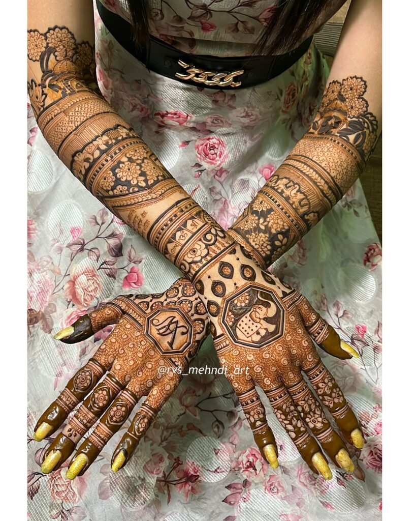 Back Hand Mehndi Design