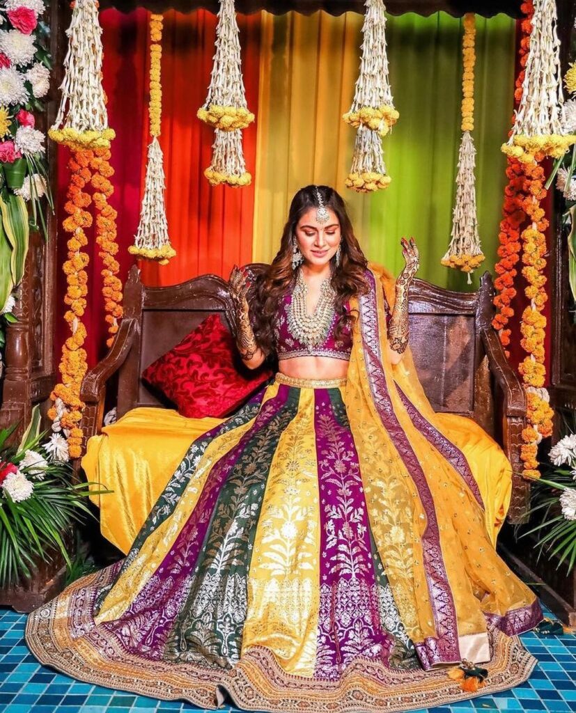 Best Mehndi Outfits, Jewellery and Hairstyles for Brides