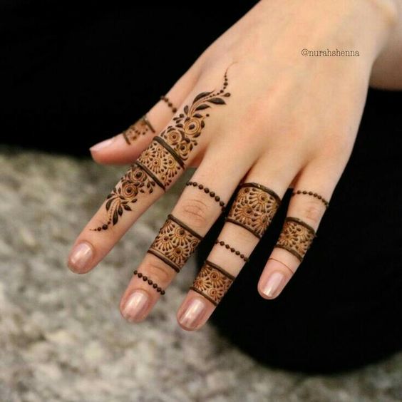 Finger Mehendi Design