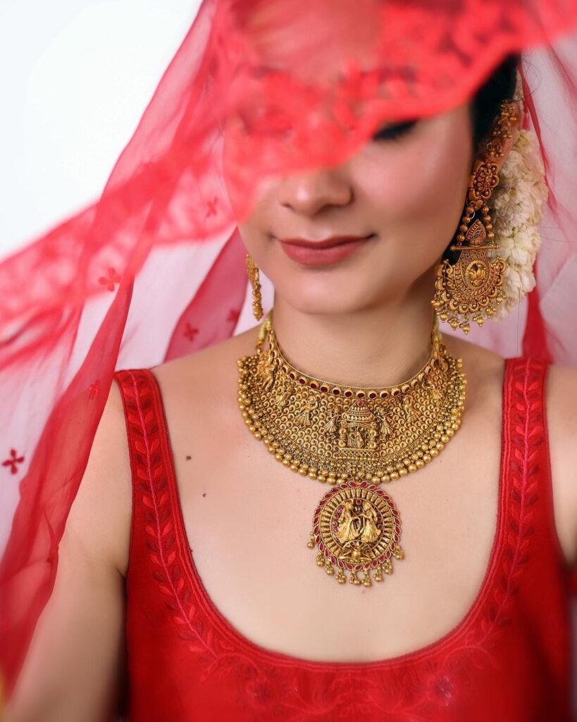 Red Wedding Lehenga Simple