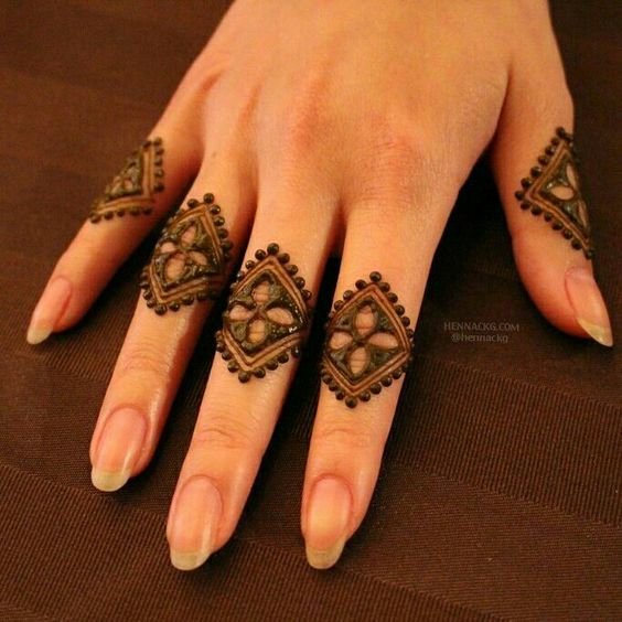 Finger Mehendi Design