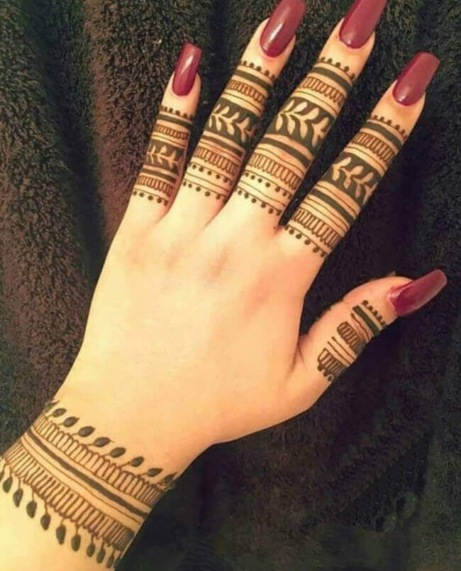 65 Finger Mehndi Design Ideas For 22 Brides Wedbook