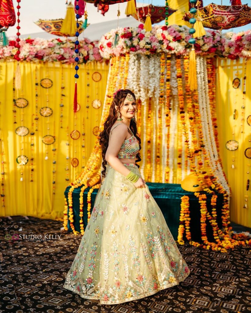 Lehenga For Mehendi Function