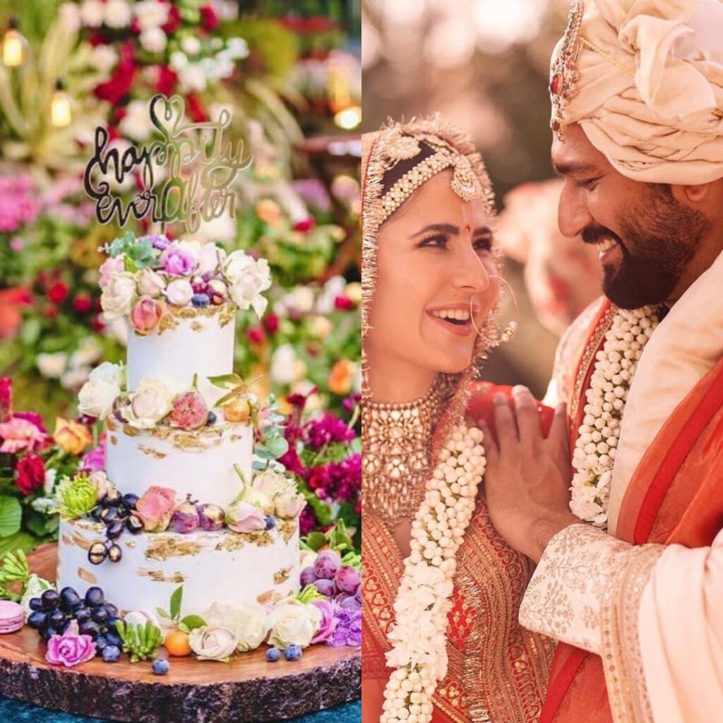 Vicky Katrina Wedding cake