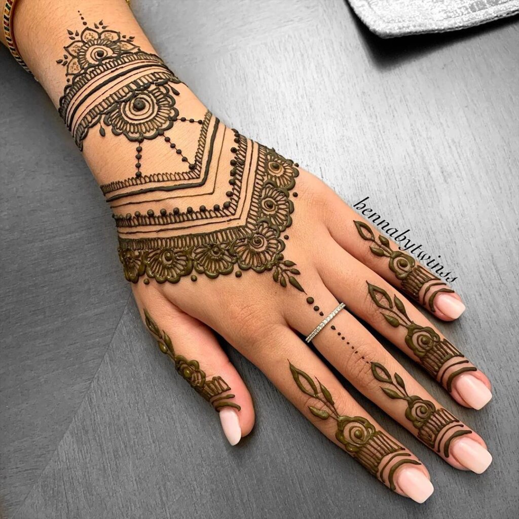 Finger Mehendi Design