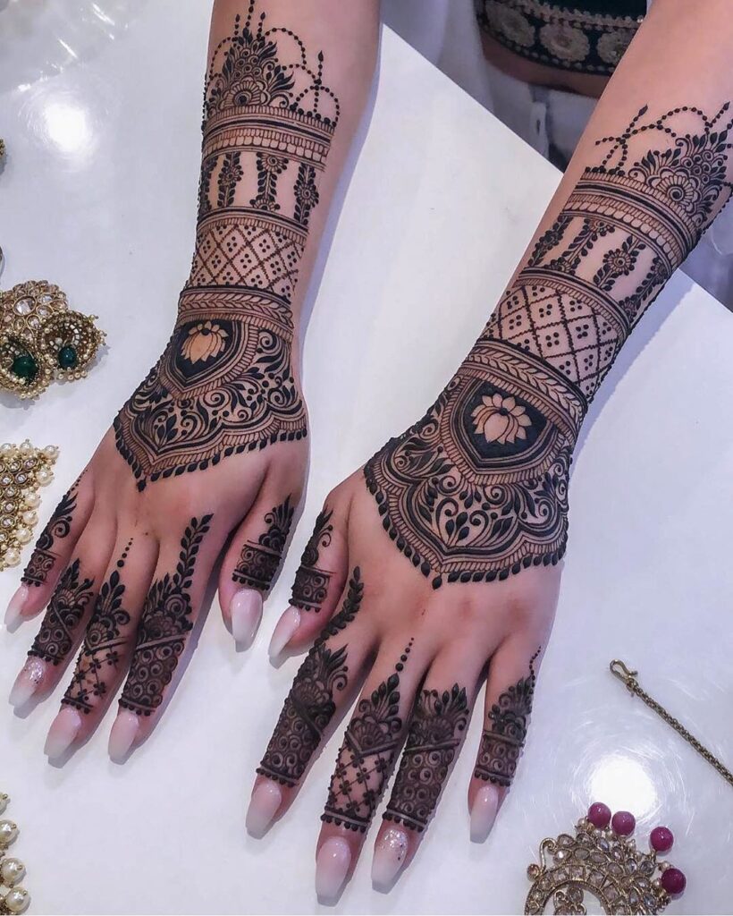 Finger Mehendi Design