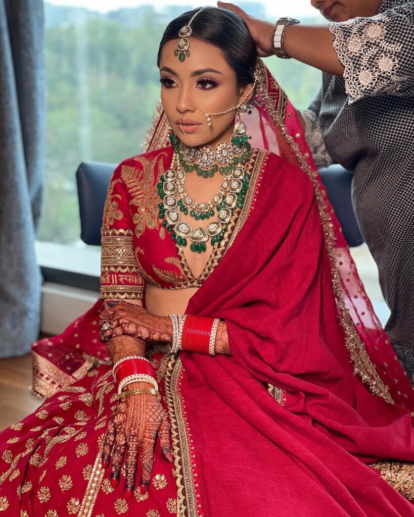 Sabyasachi Red Lehenga