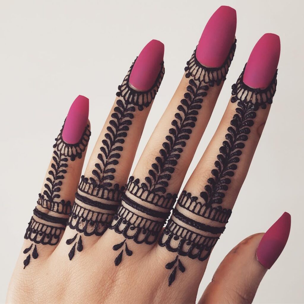 Finger Mehendi Design