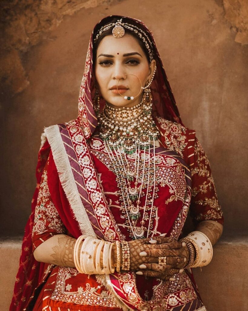 Royal Red Wedding Lehenga