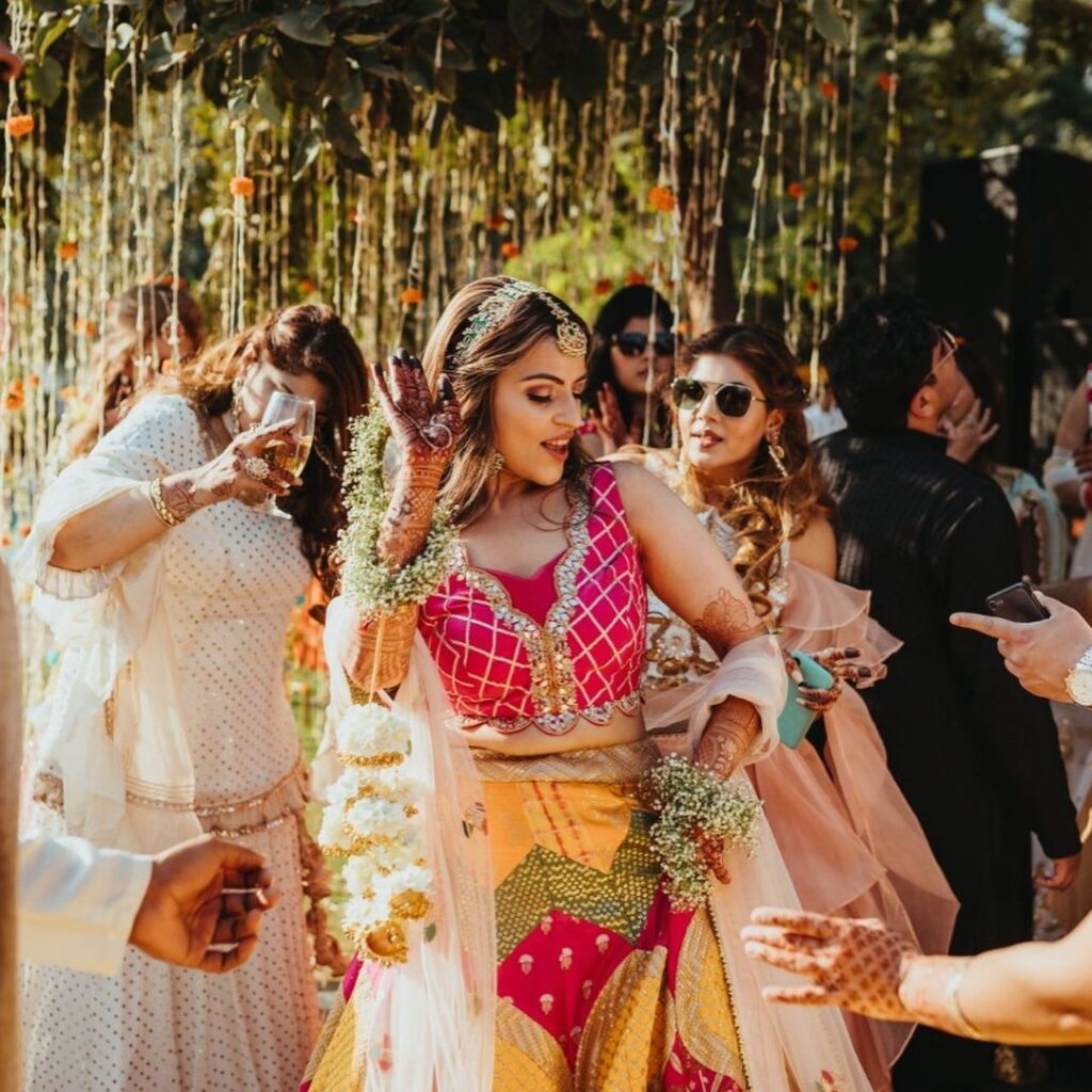 Yellow Mehendi Dress