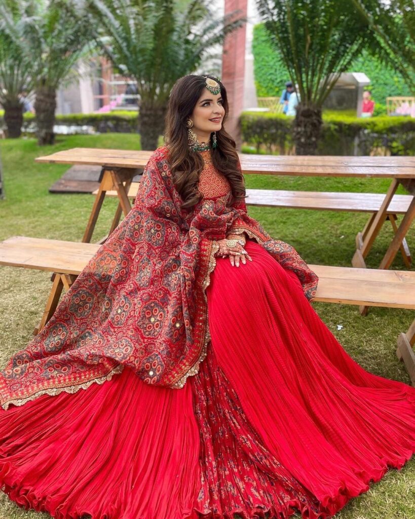 Designer Red Wedding Lehenga