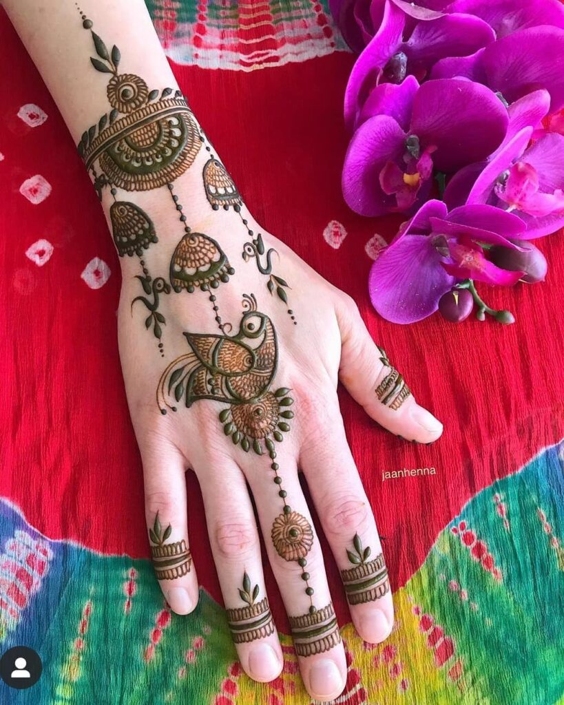 Finger Mehendi Design