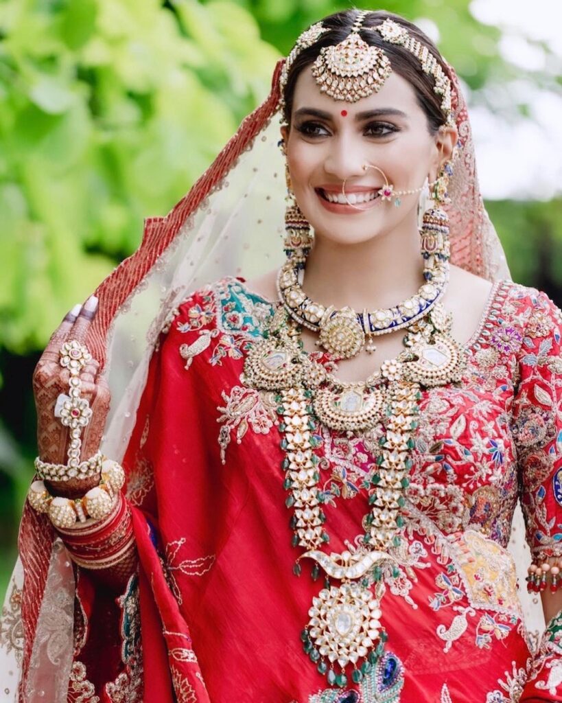 Heavy Red Bridal Lehenga