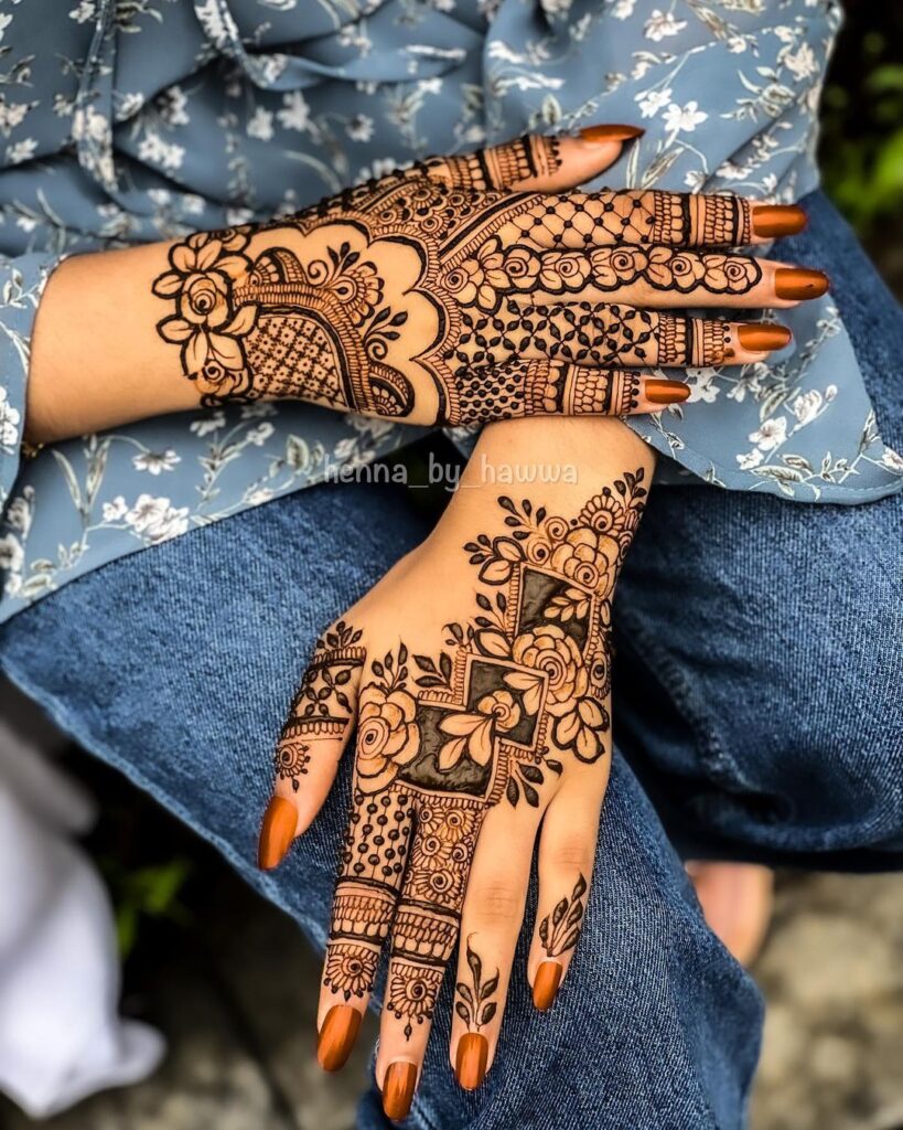 Back Hand Mehndi Design