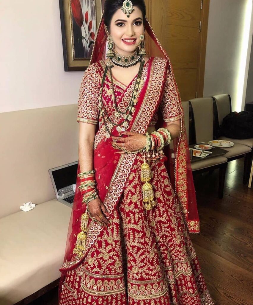 Red Bridal Lehenga Designs