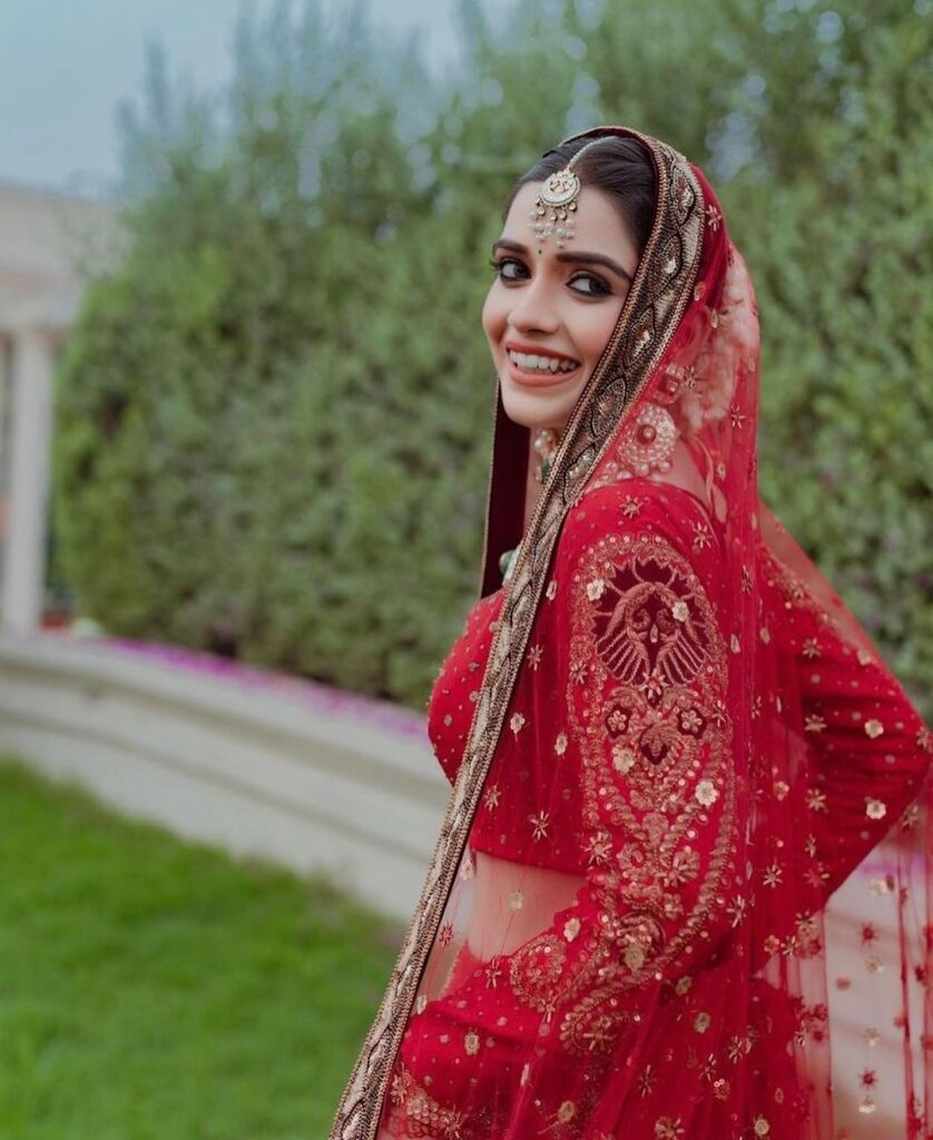 Heavy Red Bridal Lehenga