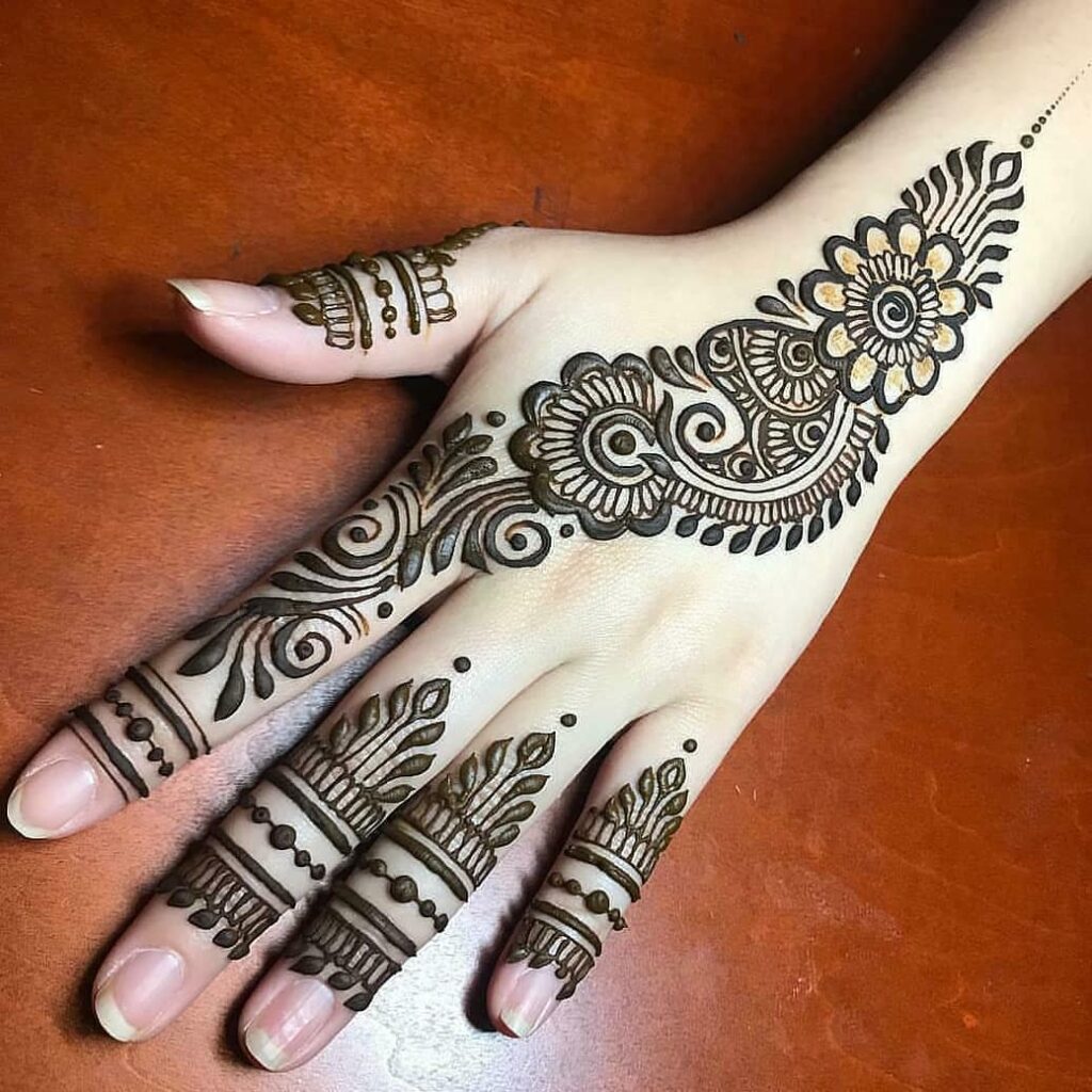 Finger Mehendi Design