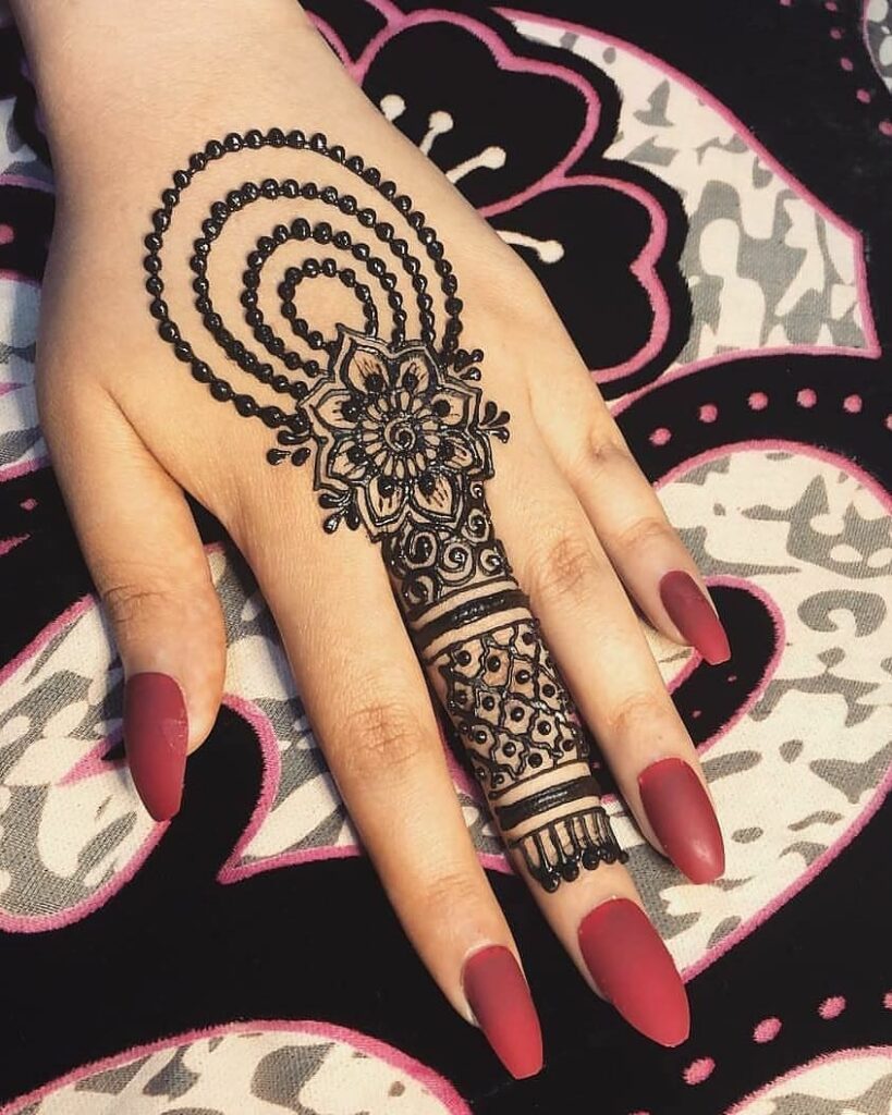 Finger Mehendi Design