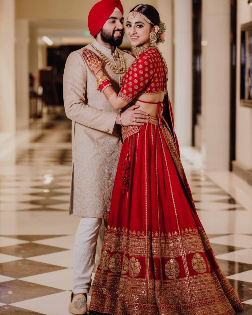 Sabyasachi Red Wedding Lehenga