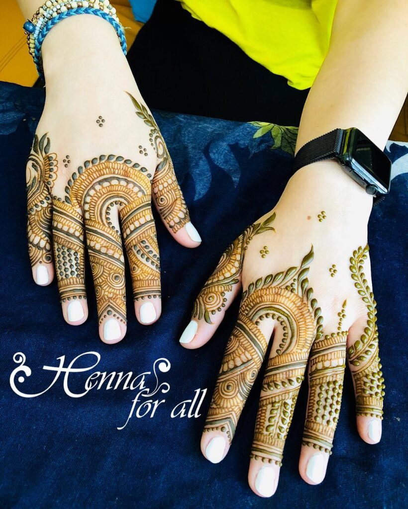 Finger Mehendi Design