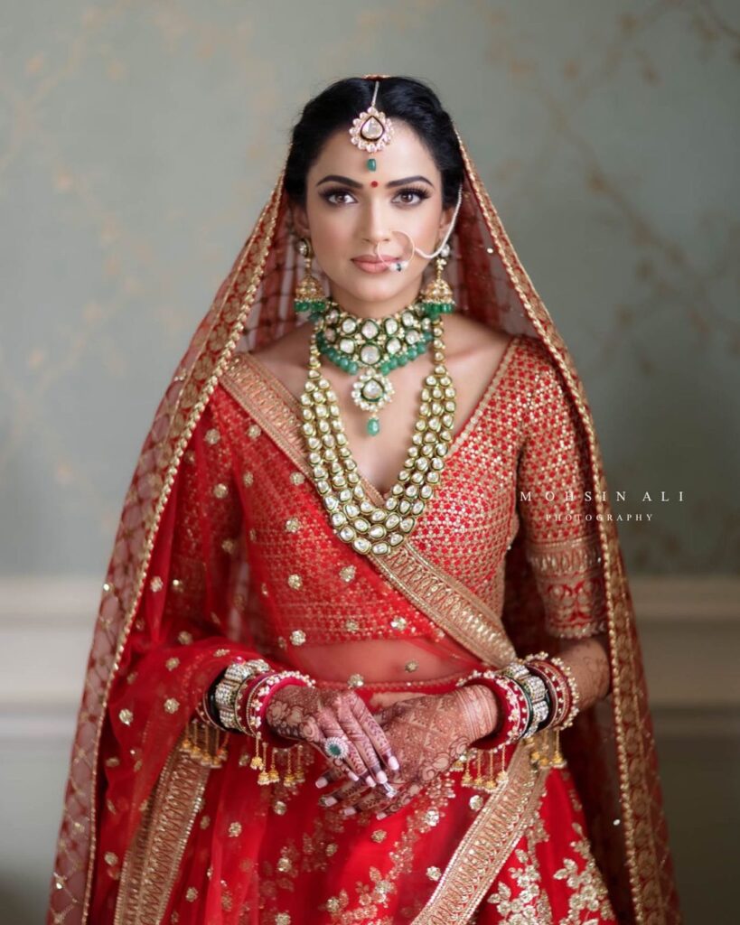 Red Bridal Lehenga Online