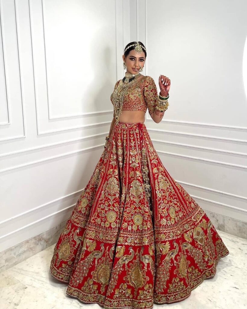 Royal Red Bridal Lehenga