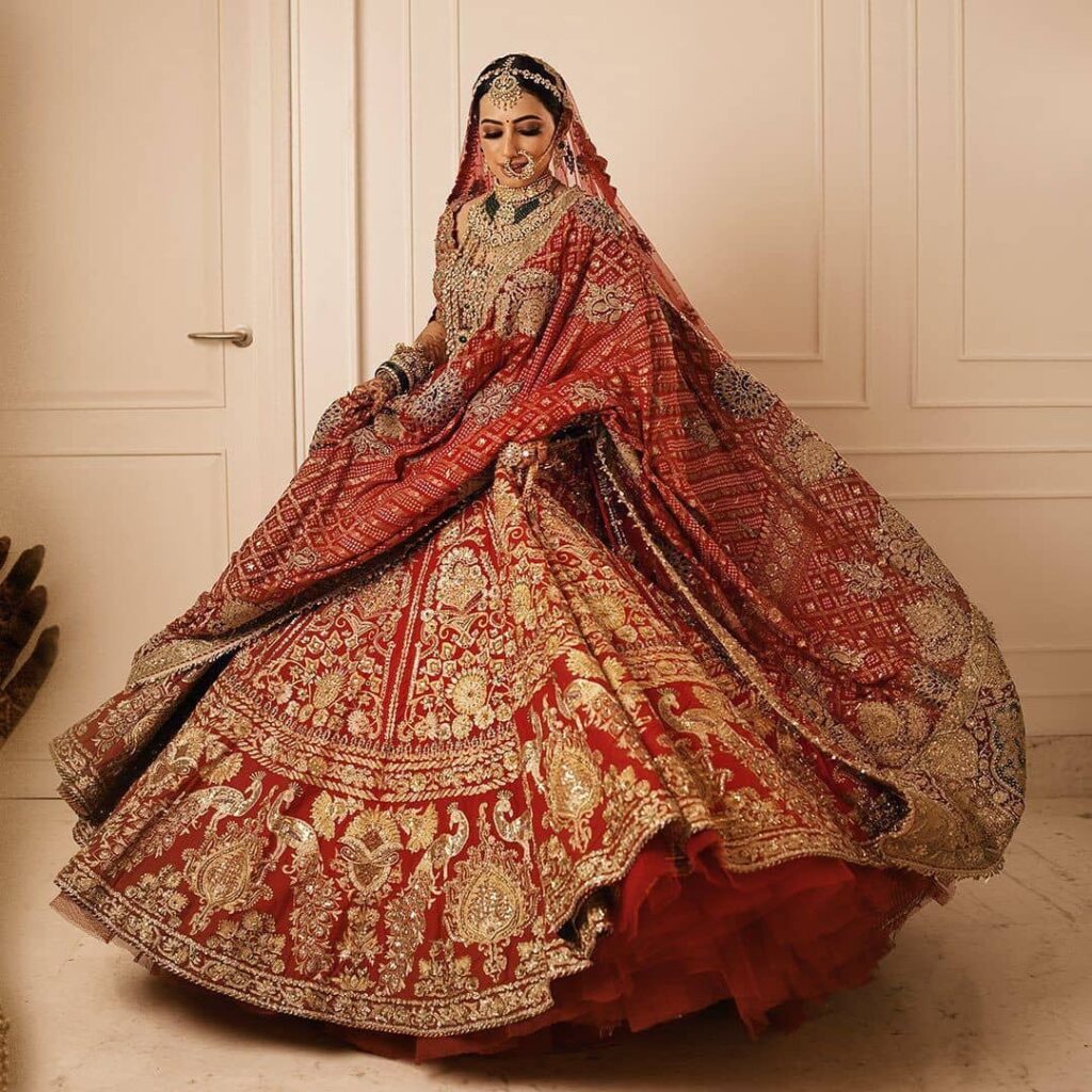 Royal Red Bridal Lehenga