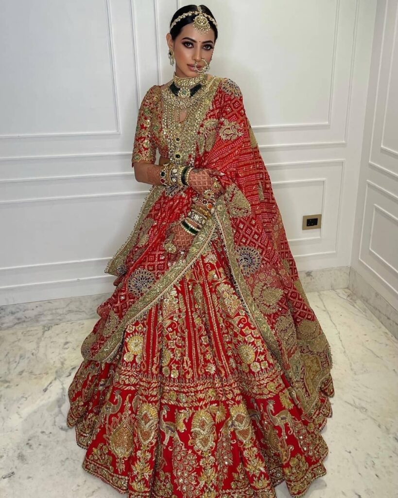 Royal Red Bridal Lehenga