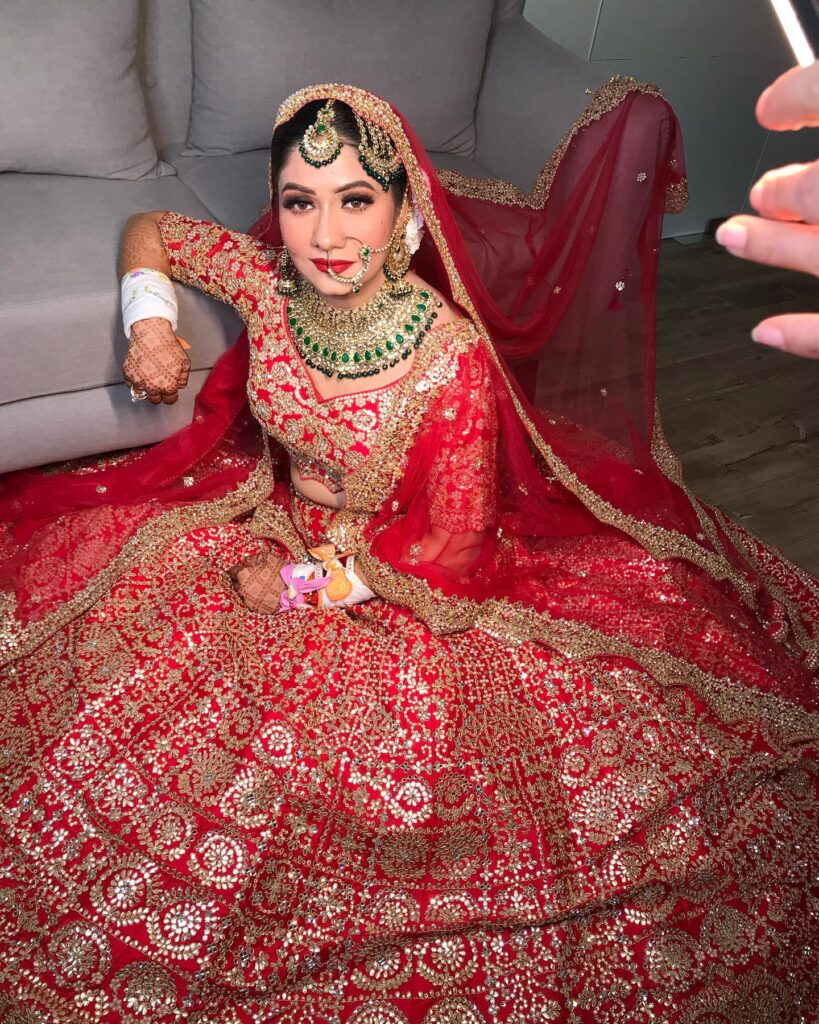  Wedding Red Bridal Lehenga