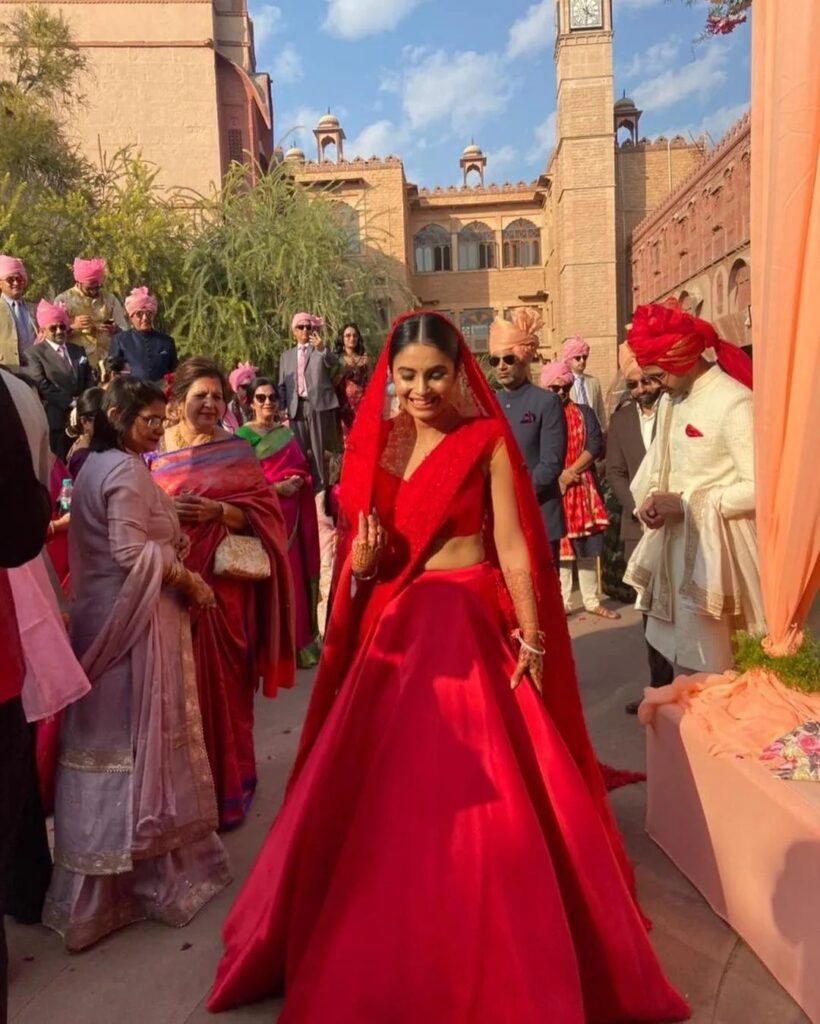 Royal Red Bridal Lehenga