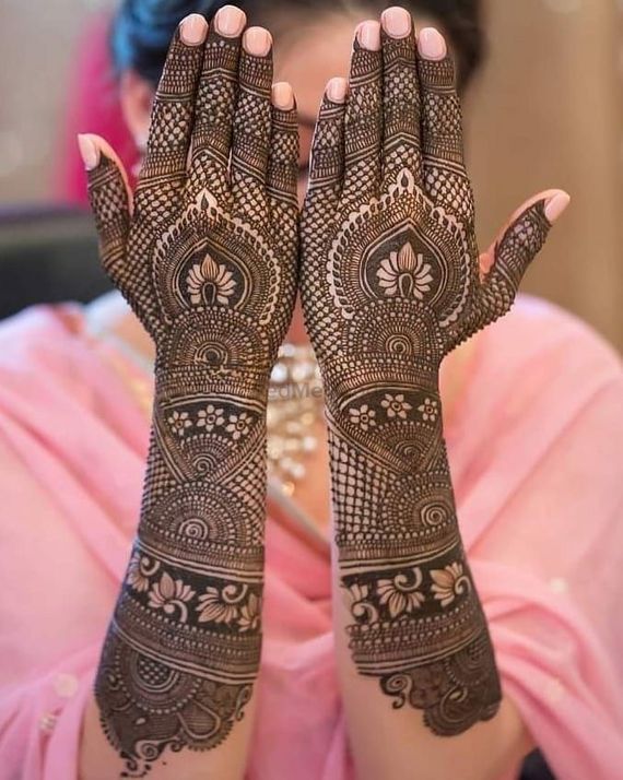 Bridal Back Hand Mehndi Designs