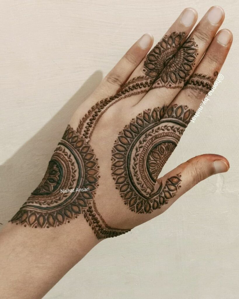 55 Back Hand Mehndi Designs 22 Simple Stylish Bridal Wedbook