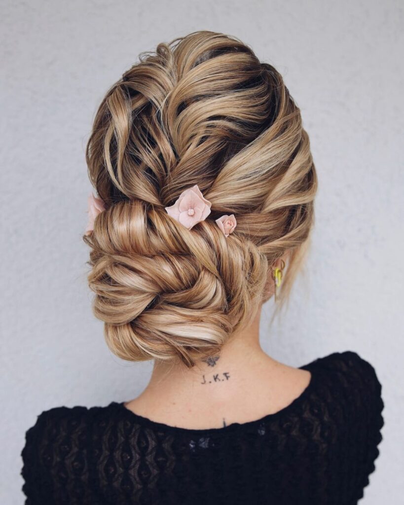 medium length bridesmaid hairstyles