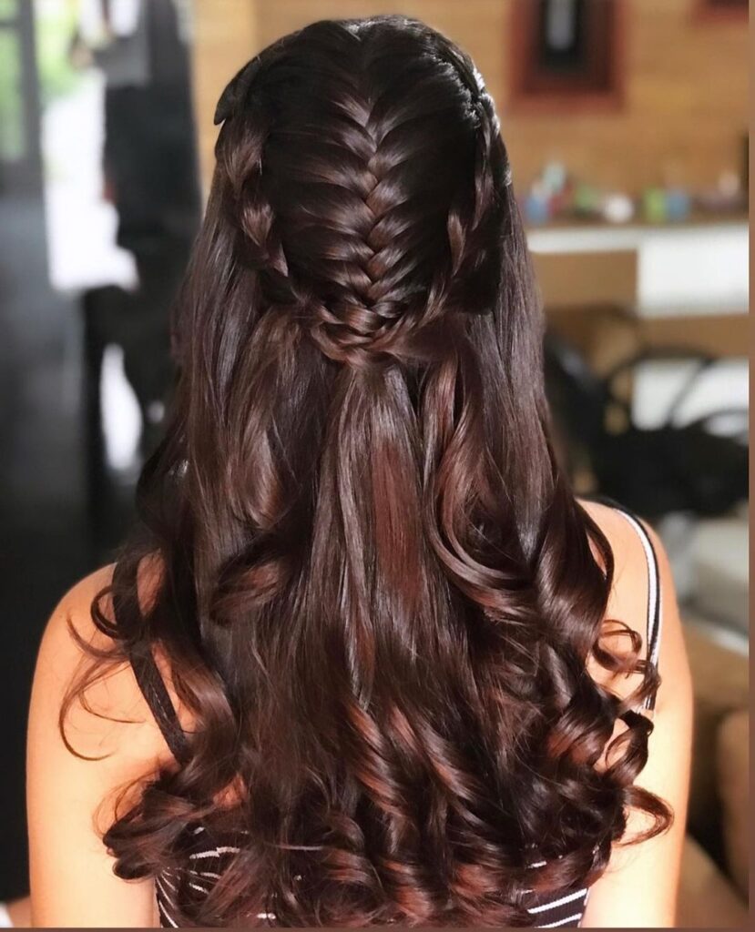 Bridesmaid Braid Hairstyle