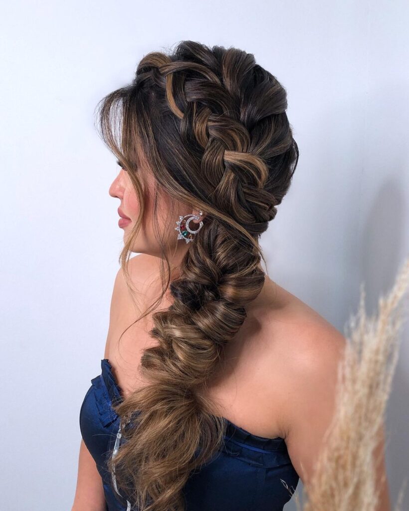 Bridesmaid Braid Hairstyle