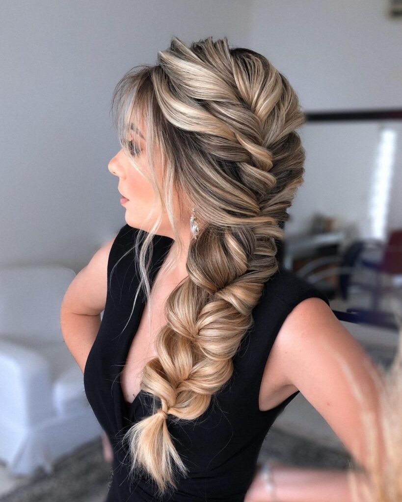 Bridesmaid Braid Hairstyle