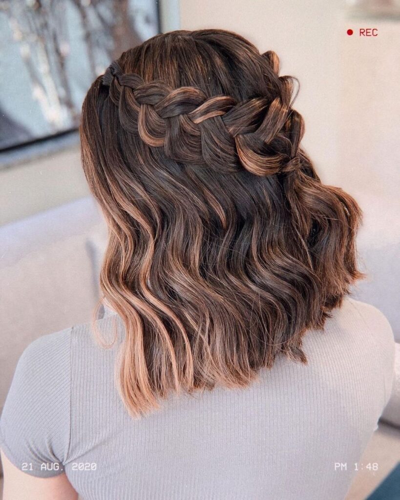 Bridesmaid Hairstyle For Short Hair