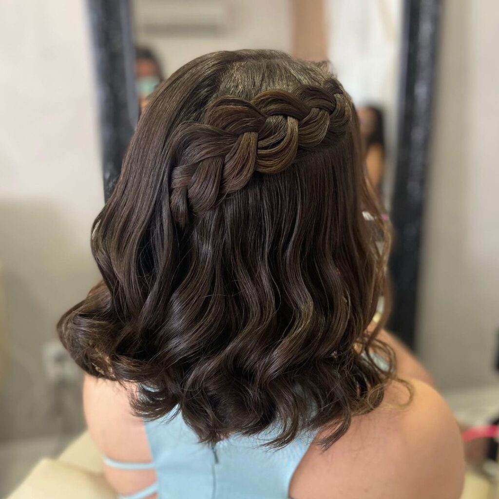 Bridesmaid Hairstyle For Short Hair