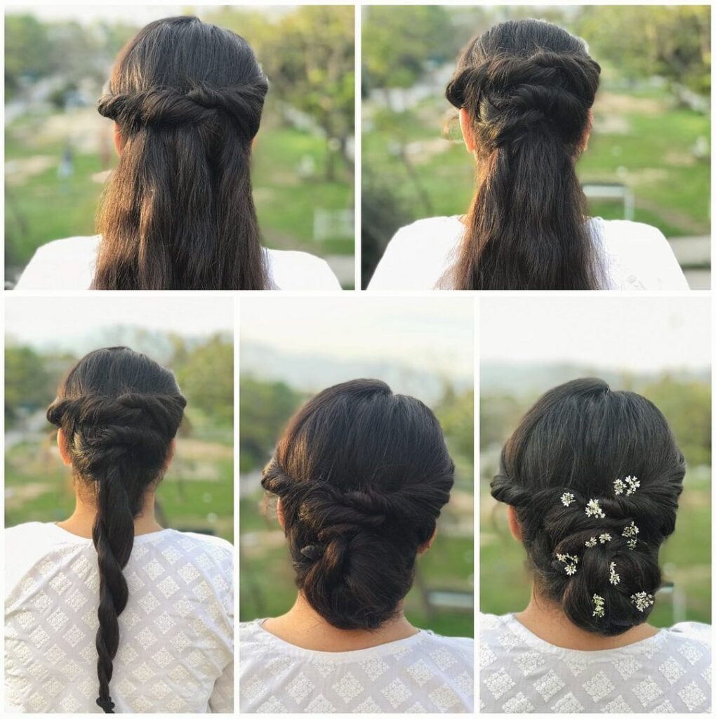 Bun Bridesmaid Hairstyle