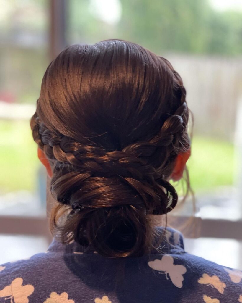 Bun Bridesmaid Hairstyle