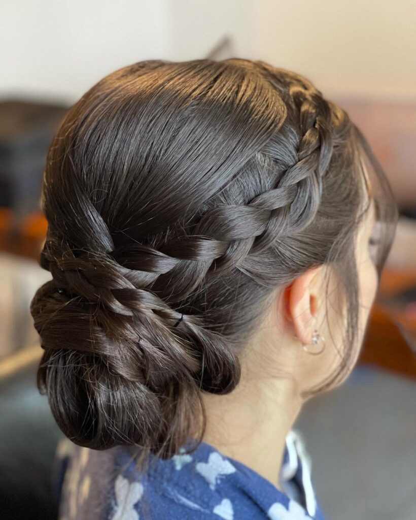 Bun Bridesmaid Hairstyle