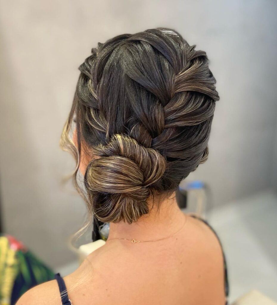 Bun Bridesmaid Hairstyle