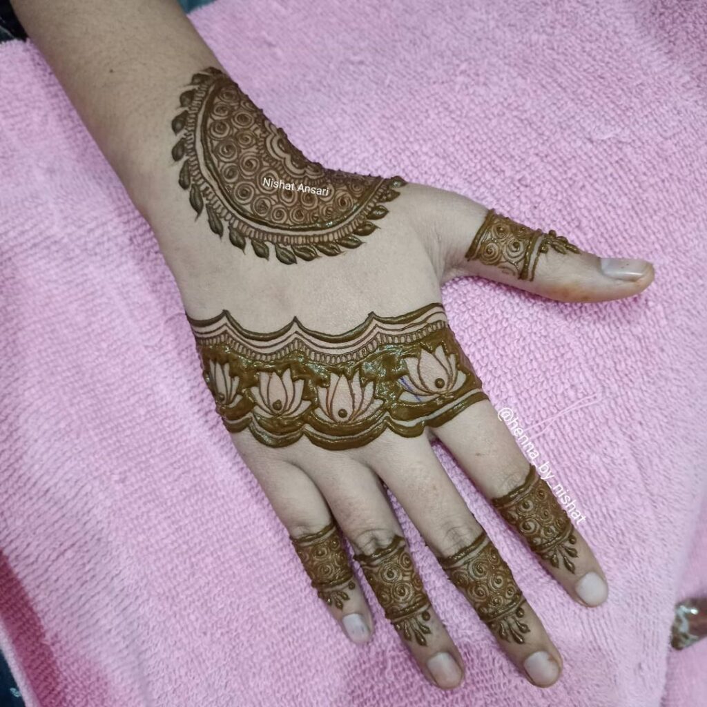 Easy Back Hand Mehendi