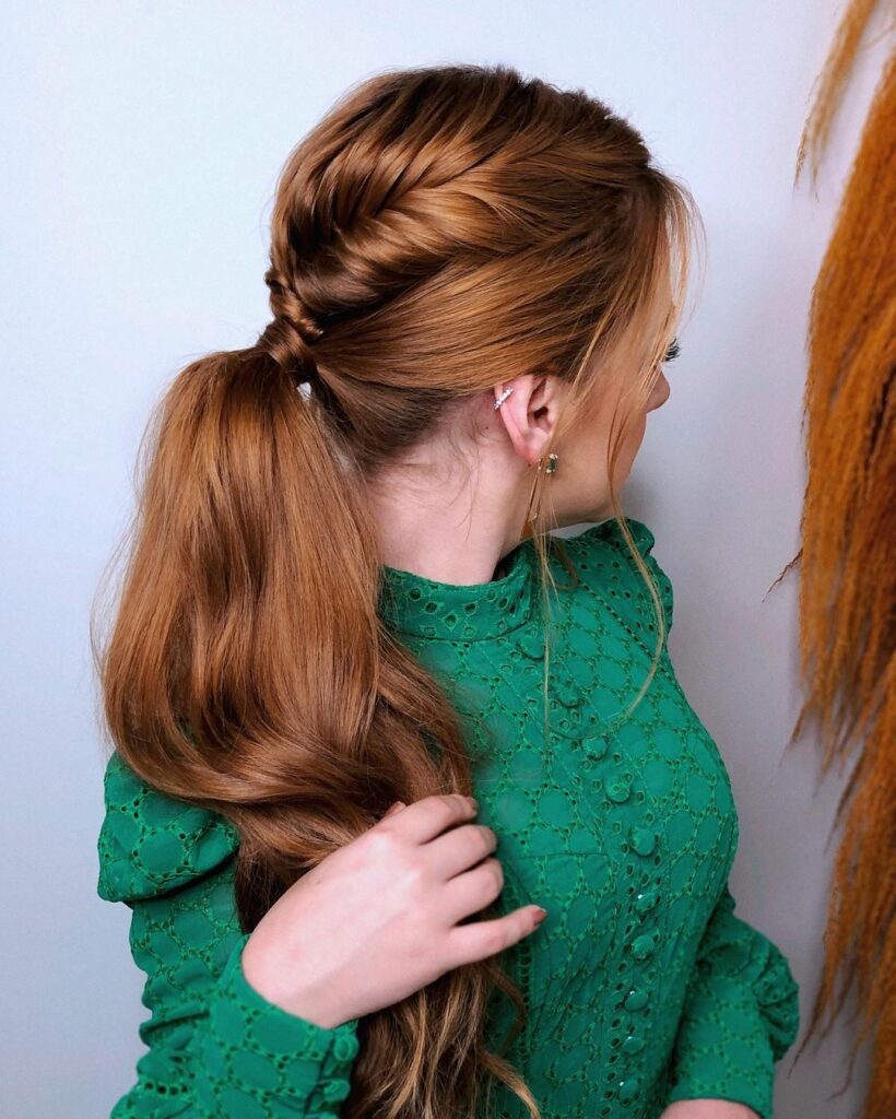 Ponytail Bridesmaid Hairstyle